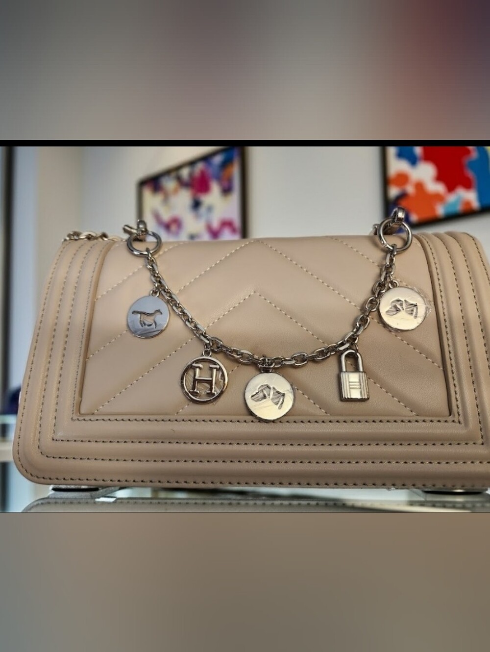 Hermès Charm Chain / 12" in SILVER
